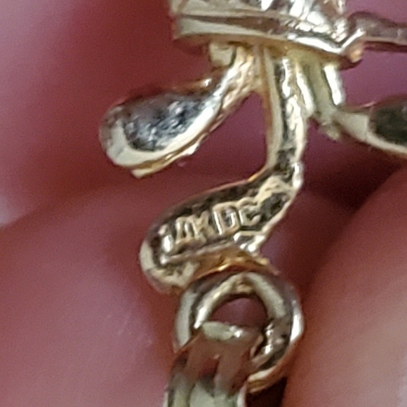 14k Solid Yellow Gold Gold Club Bag Pendant - Picture 6 of 6